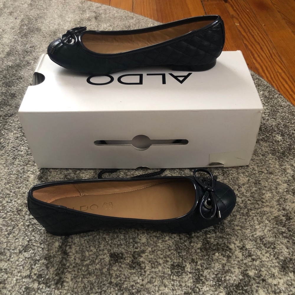 COPY - 🥿Aldo Navy Blue Bondar Flats 🥿